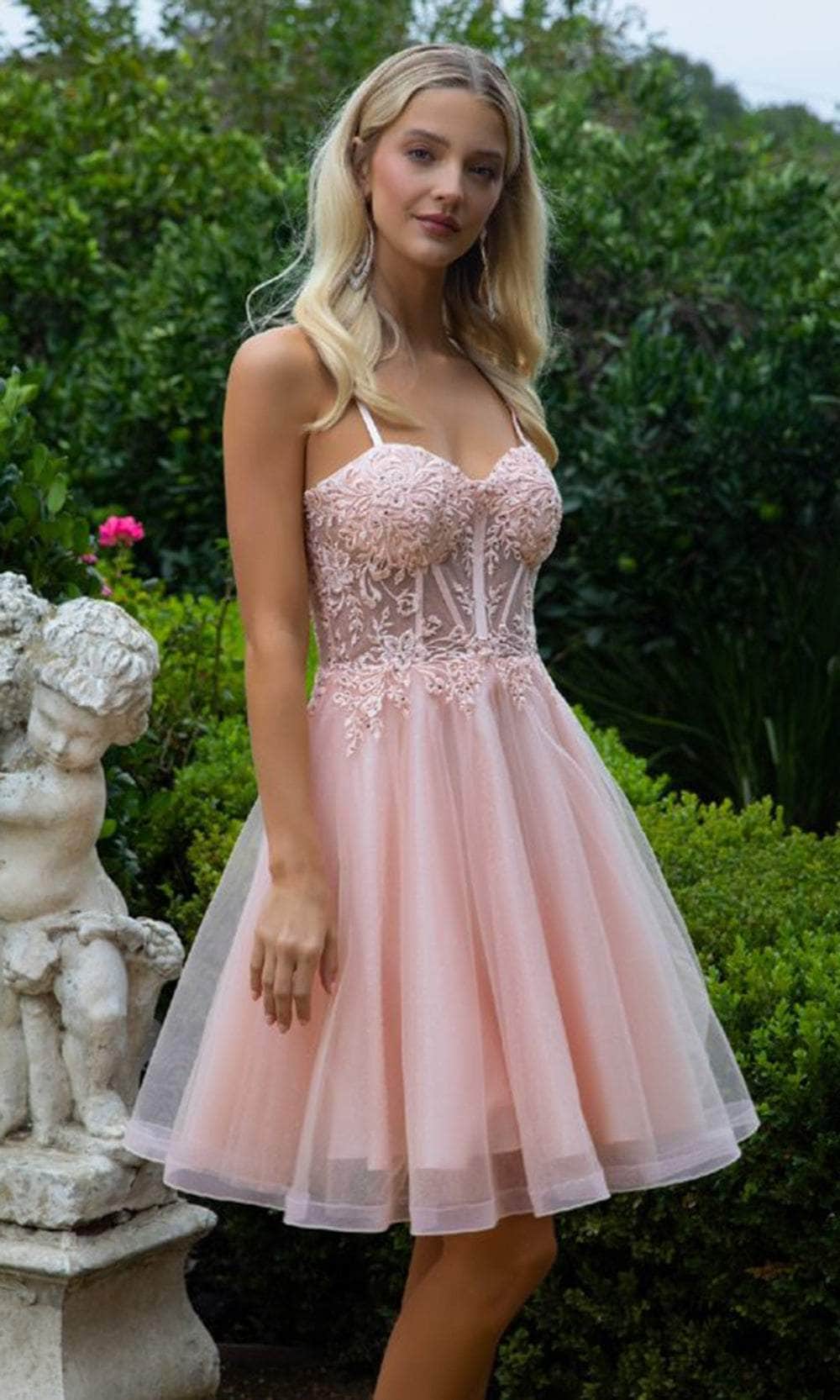 Elizabeth K GS3515 - Applique Sweetheart Cocktail Dress Special Occasion Dress
