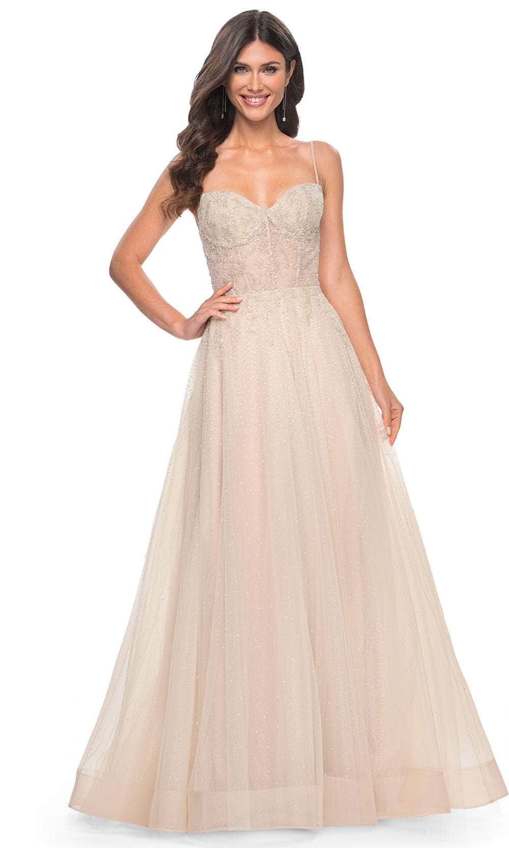La Femme 32271 - Sparkly A-Line Dress for Prom