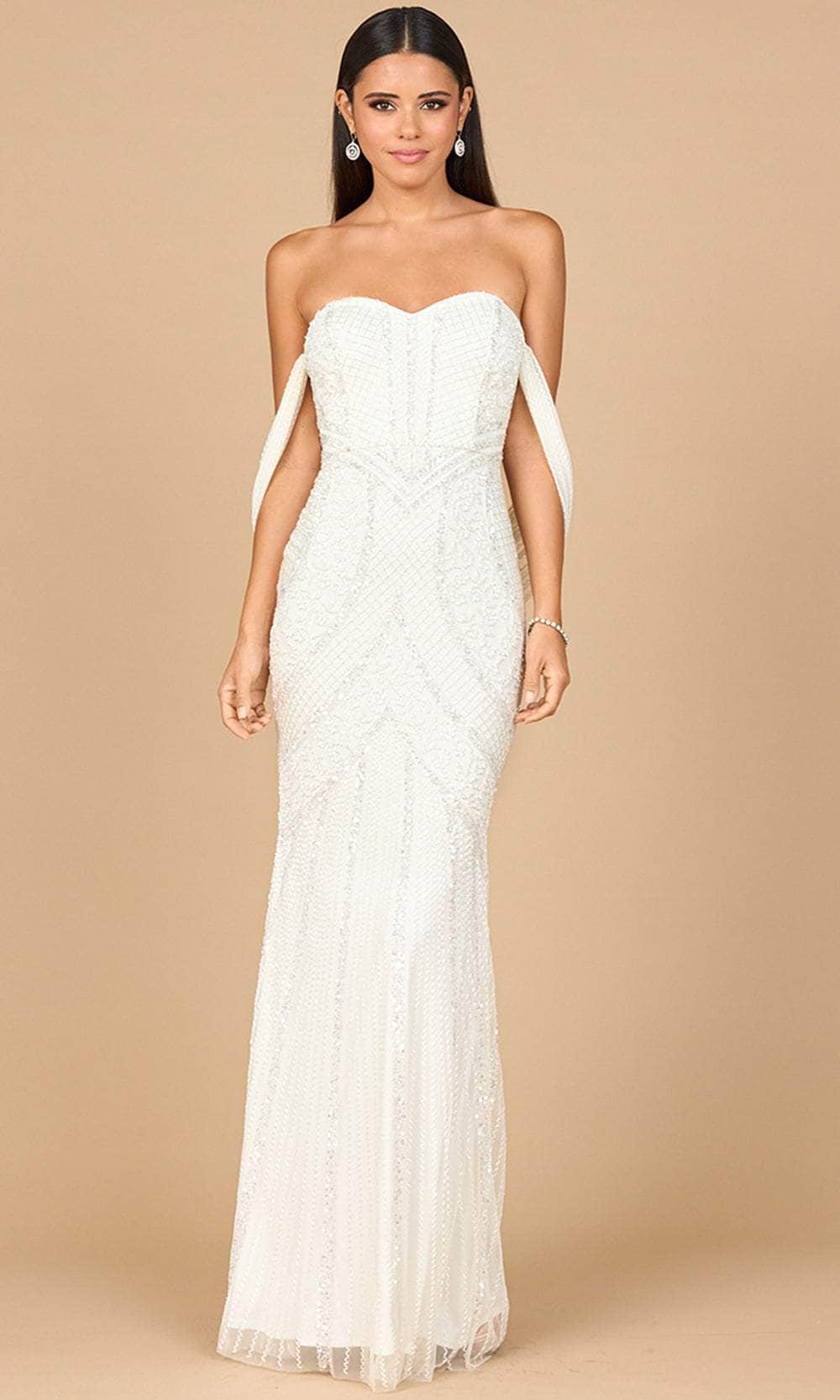 Lara Dresses 51198 - Strapless Beaded Wedding Gown Special Occasion Dress