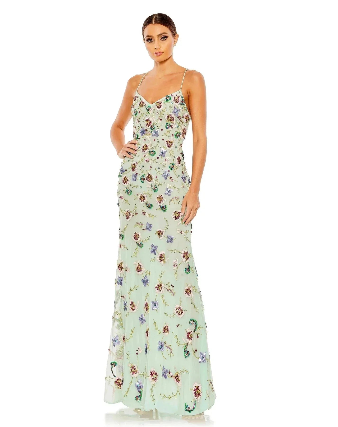 Mac Duggal 10890 - Floral Prom Dress