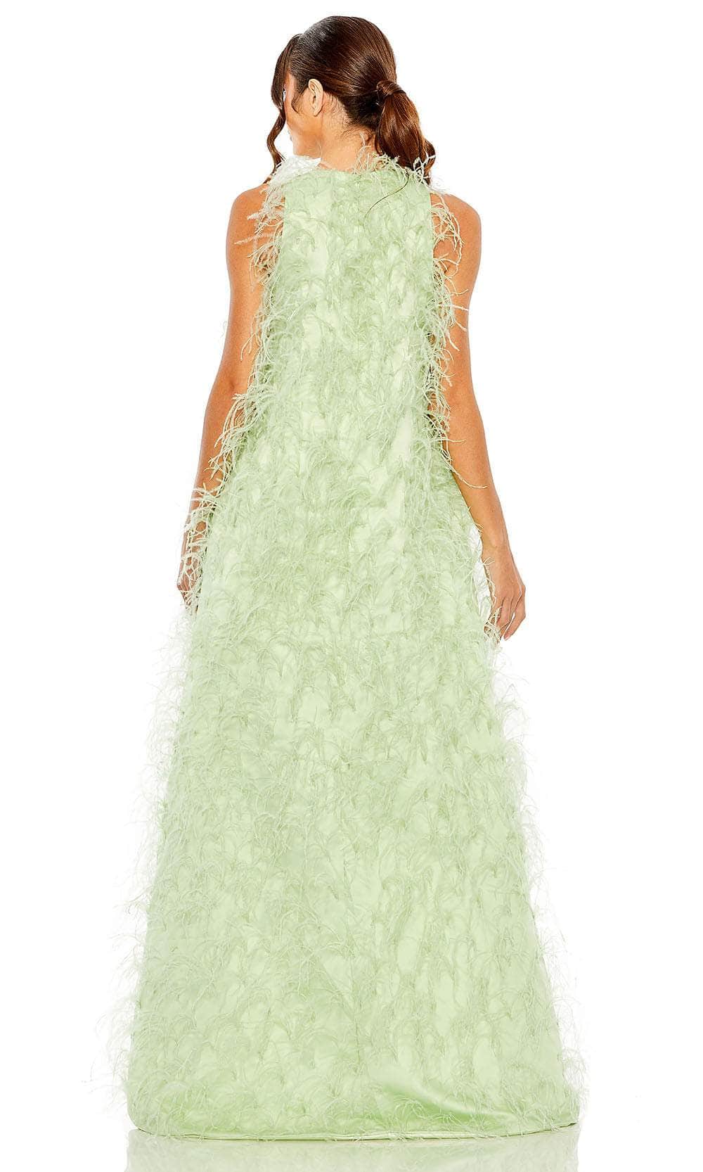 Mac Duggal 11633 - Feathered High-Low Satin Gown