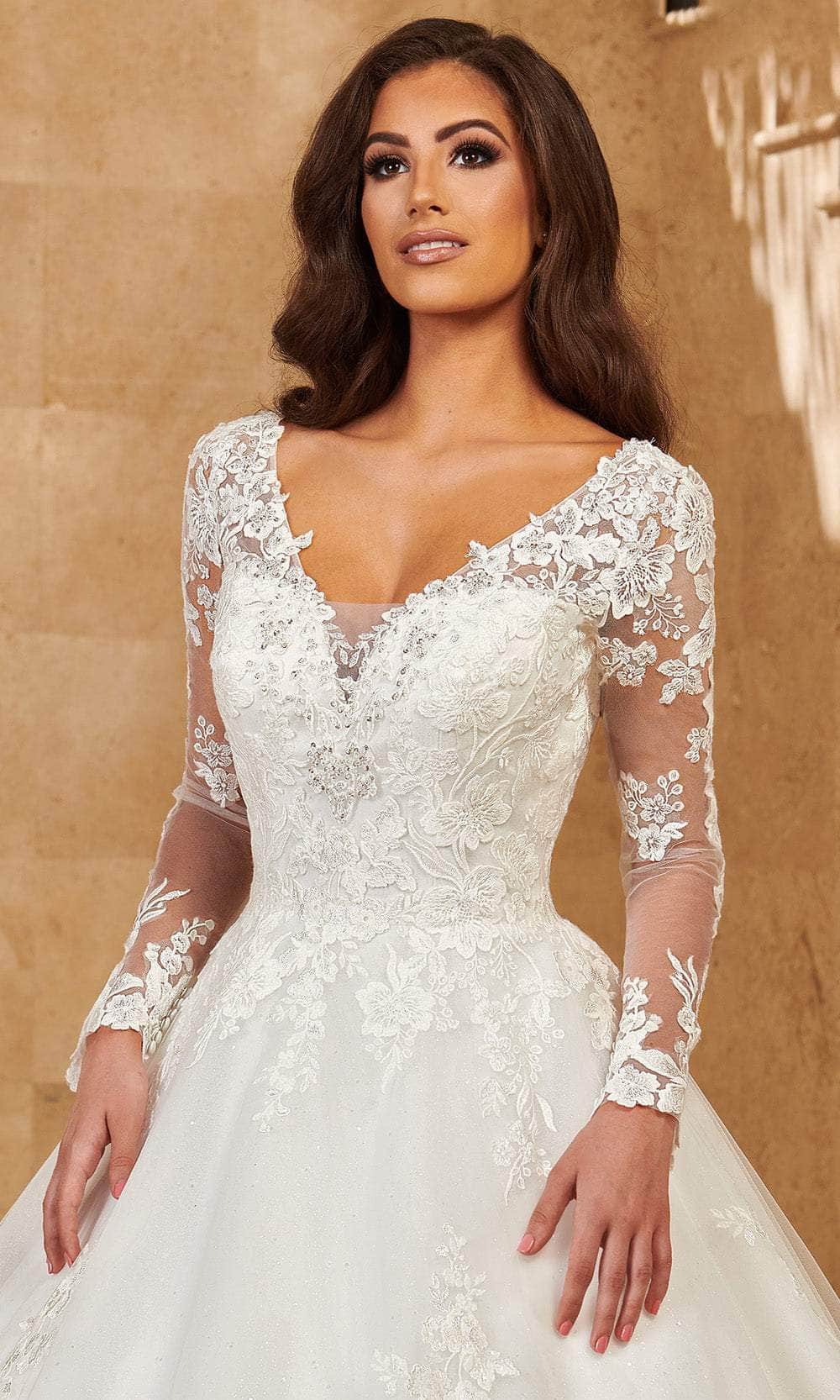 Rachel Allan MB4130 - Glitter Tulle A-line Bridal Gown