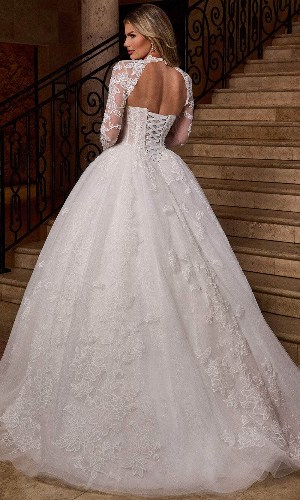 Rachel Allan RB6161 - Detachable Sleeve Sweetheart Bridal Gown