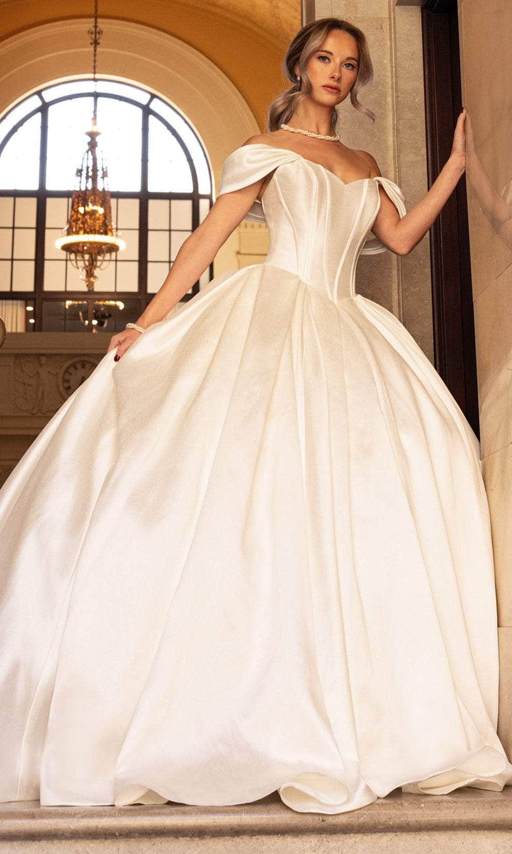 Rachel Allan RB6162 - Sweetheart Wedding Gown with Pleated Skirt Special Occasion Dress